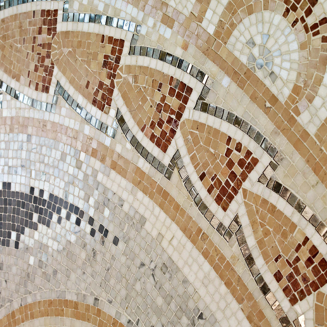 Mosaic Rug PAISLEY ART by Sicis 05