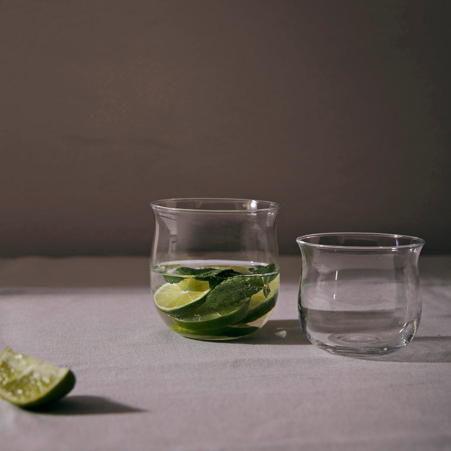 Blown Glass Water Glasses POLLY Set of Six by Aldo Cibic for Paola C 02