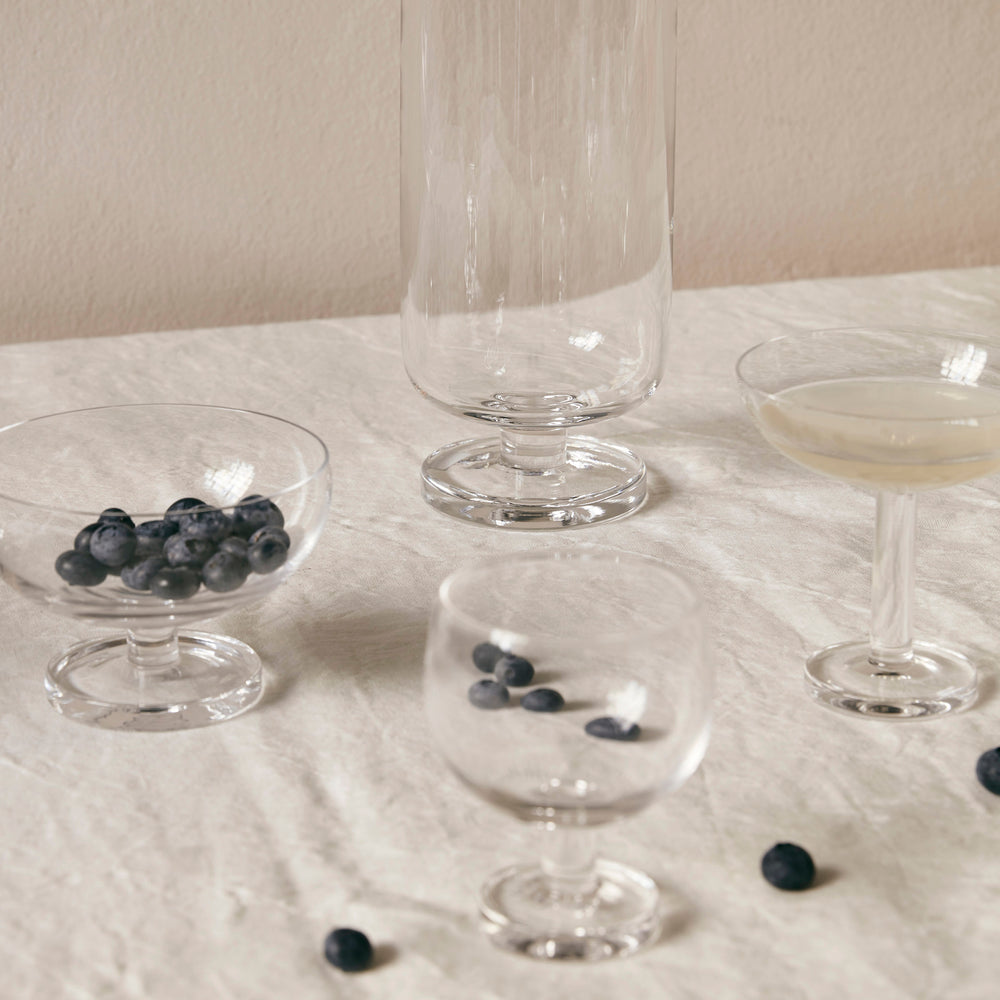 Blown Glass Wine Glasses TULIP Set of Six by Aldo Cibic for Paola C 02