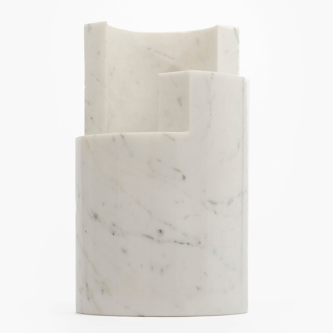 Marble Vase PAROS H by Enzo Mari - Limited Edition 02