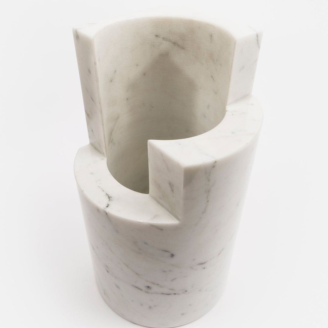 Marble Vase PAROS H by Enzo Mari - Limited Edition 01