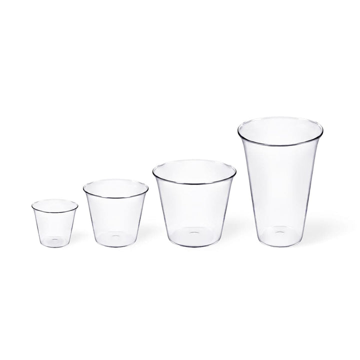 Blown Glass Liqueur Glasses PLUME Set of Four by Aldo Cibic for Paola C 06