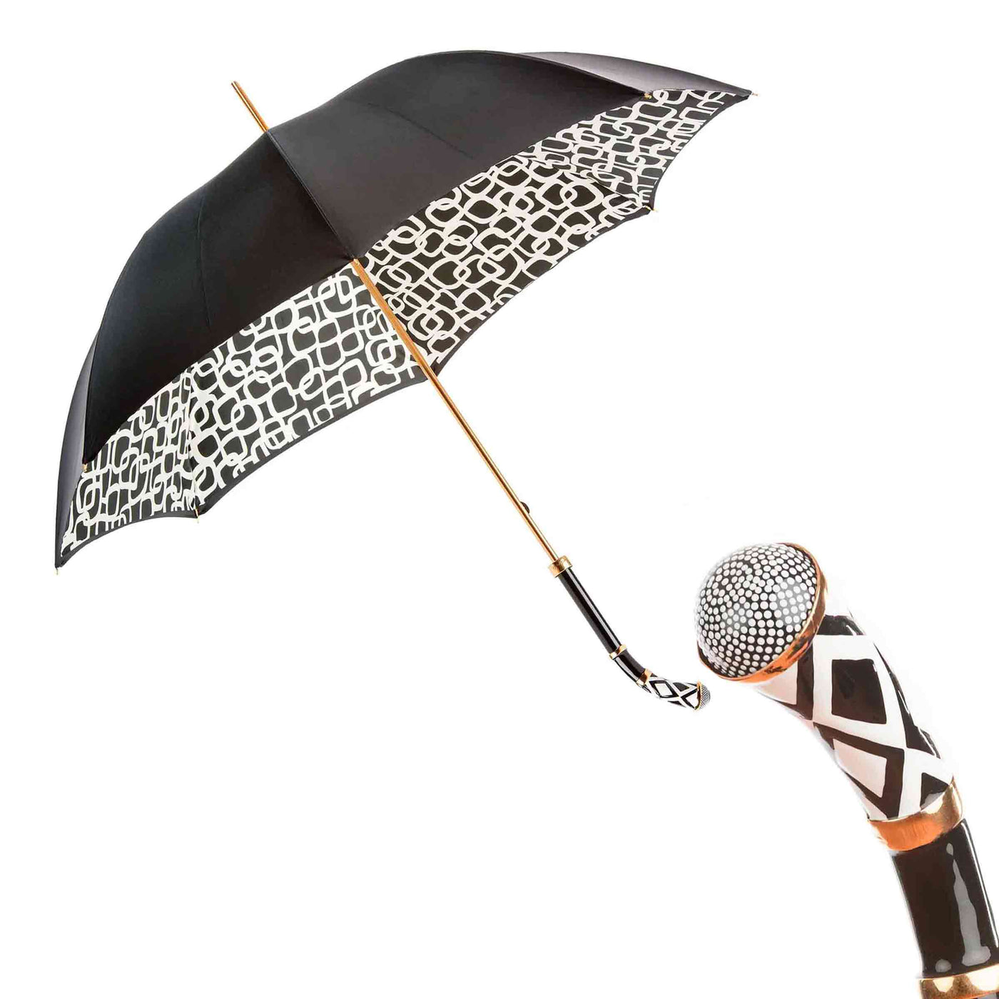 Umbrella GEOMETRIES with Enameled Brass Handle 01