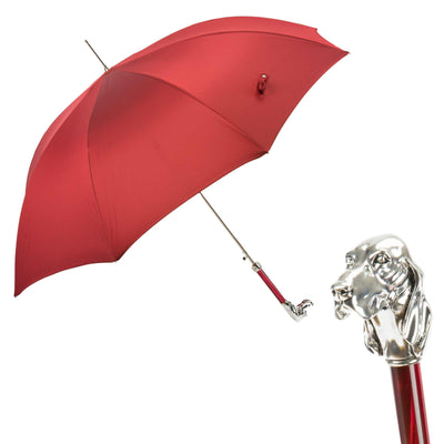 Umbrella SILVER HOUND with Silver-Plated Resin Handle 01