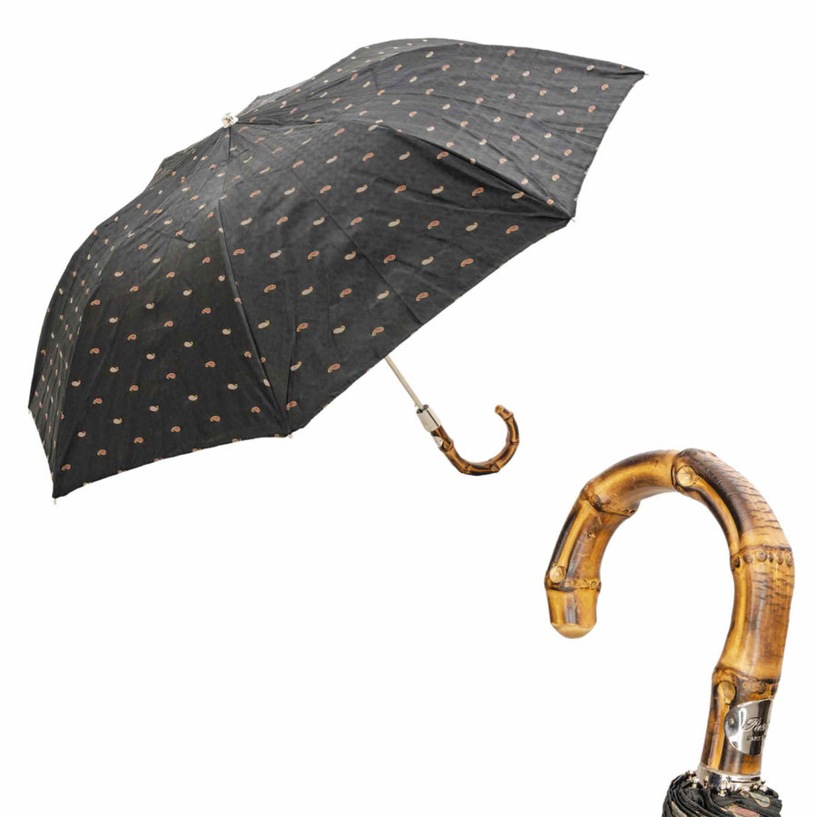 Folding Umbrella WHANGEE with Bamboo Handle 01