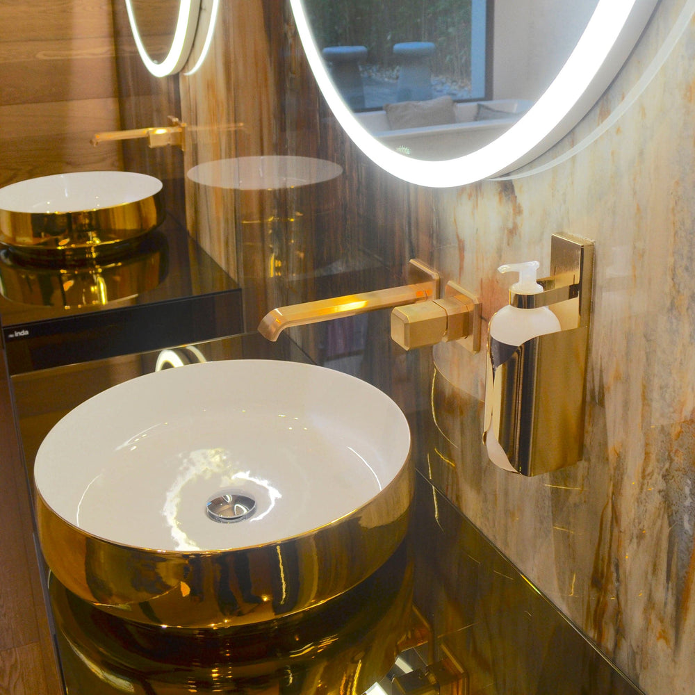 Alchemilla: Dispenser da parete di design per il bagno - Design Italy