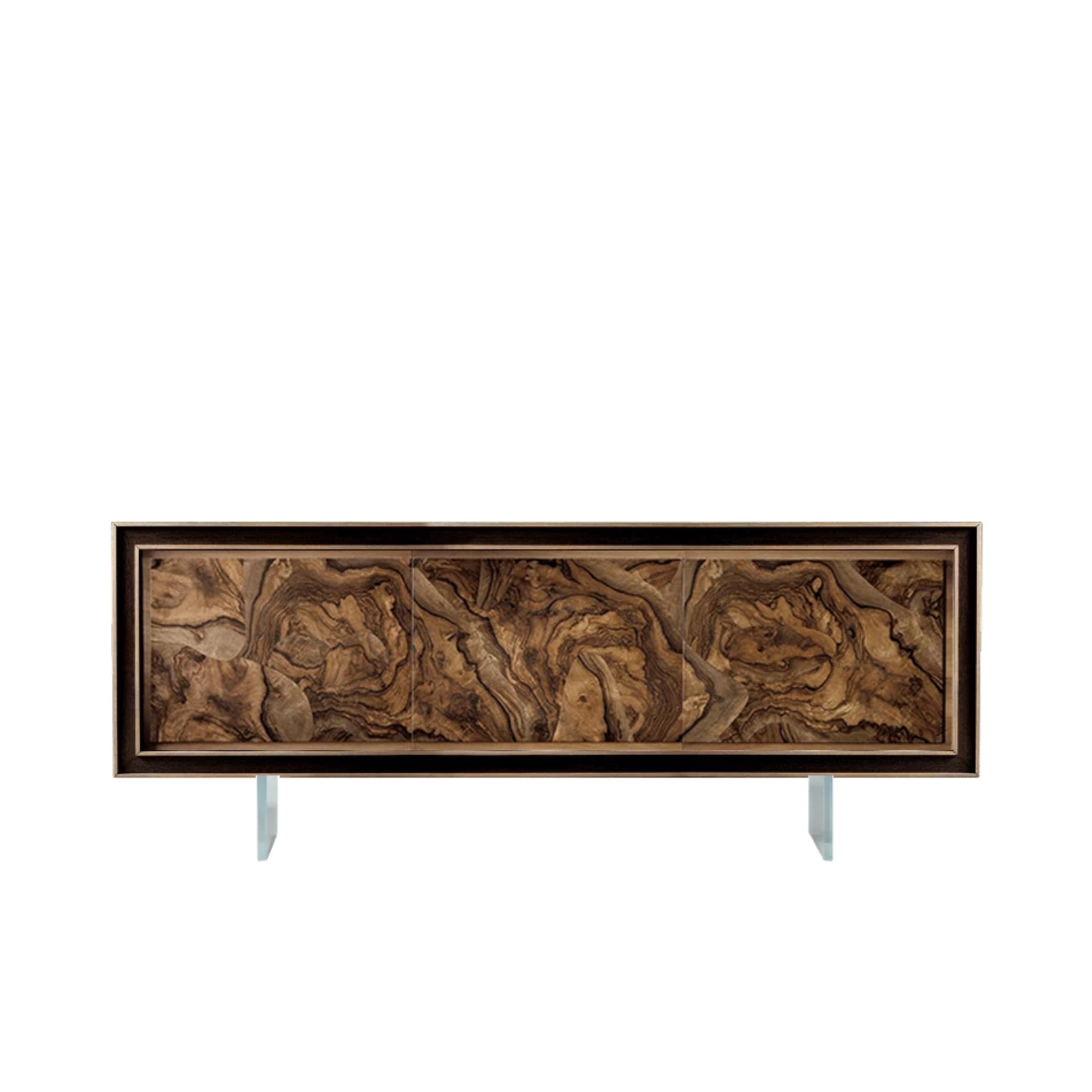Walnut Wood Sideboard QUADRA Radica Doors by Dale Italia. Shop on