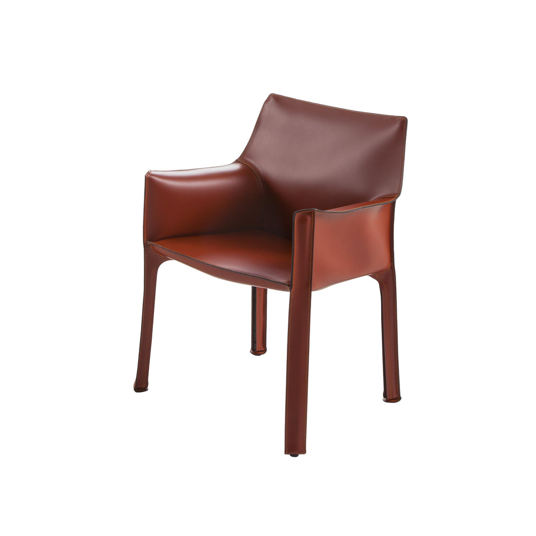 Leather Armchair CAB 413, designed by Mario Bellini for Cassina 01
