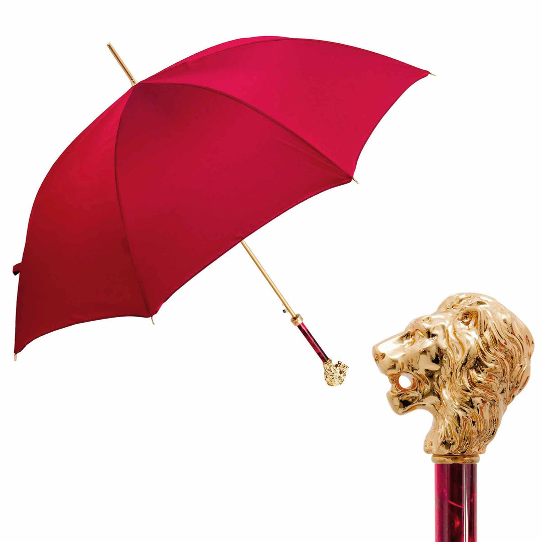 Parapluie GOLD LION avec poignée en résine. Achetez sur Design Italy Parapluie GOLD LION avec poignée en résine. Achetez sur Design Italy
