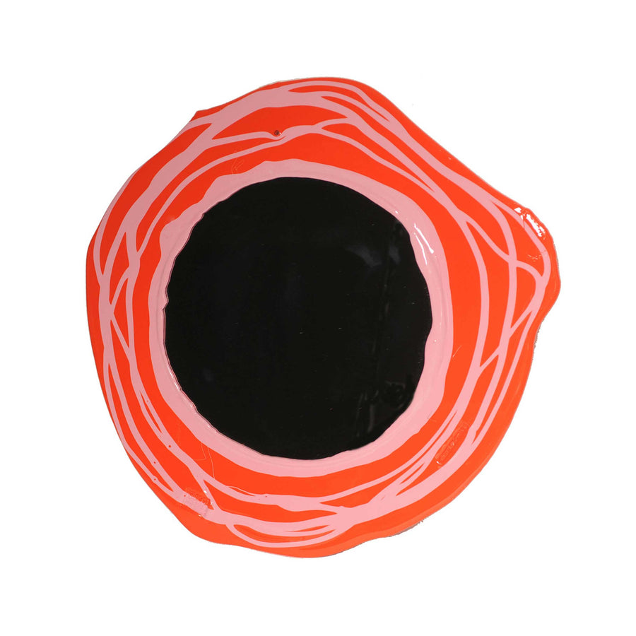 Resin Mirror ROUND MIRROR Pink by Gaetano Pesce for Fish Design 01