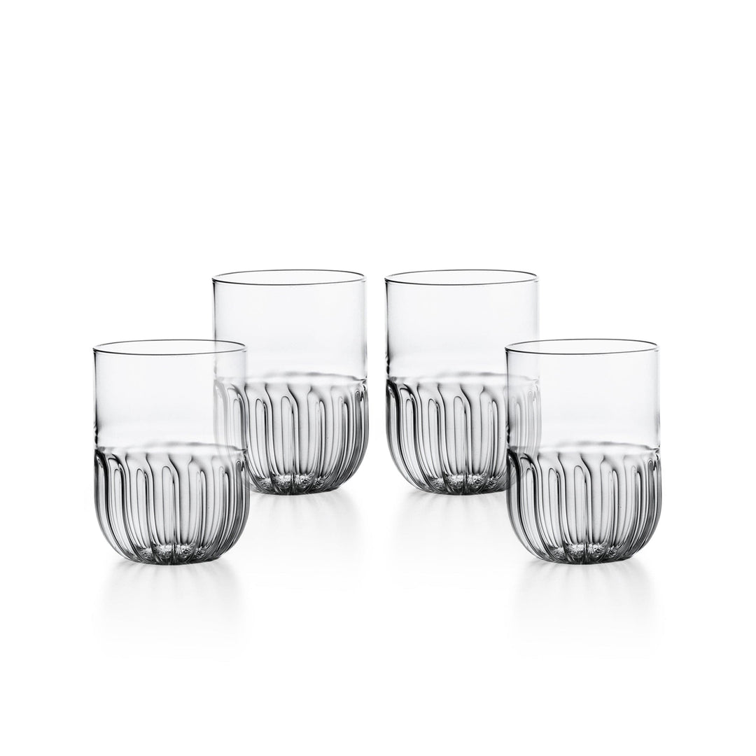 Blown Glass Water Glasses ROUTINE Set of Eight by Matteo Cibic for Paola C 01