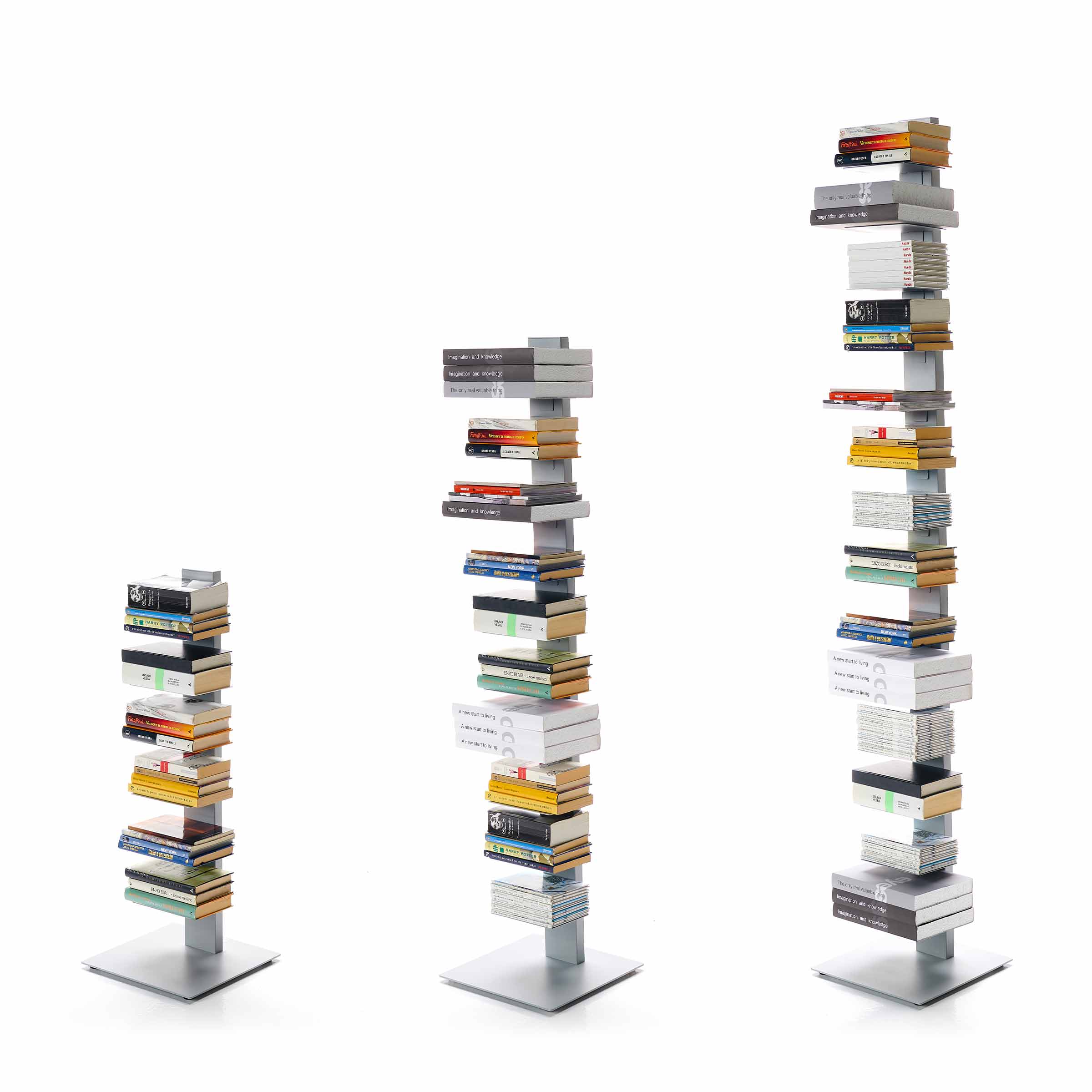 SAPIENS - BBB Italia Metal Bookcase by Bruno Rinaldi - Design Italy