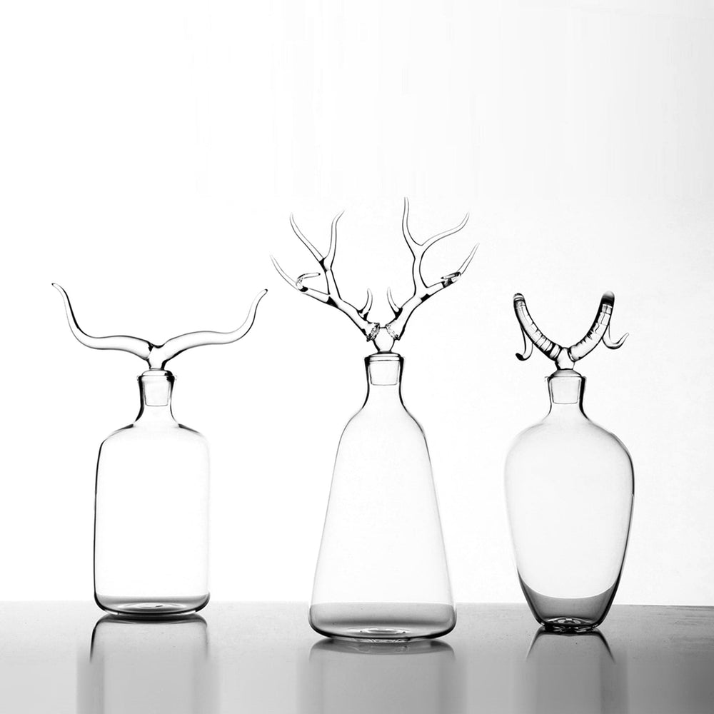 Glass Jug TROPHY BOTTLES Set of Three by Simone Crestani 02