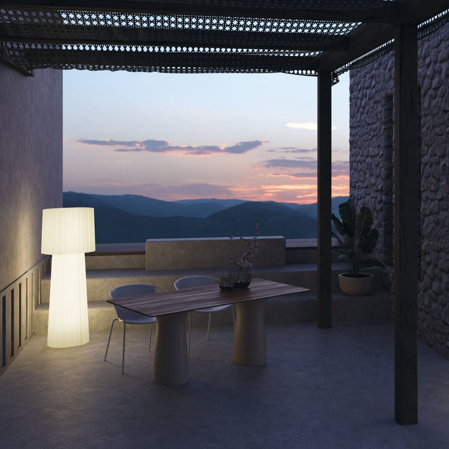 Outdoor Floor Lamp RUFFLE by Garth Roberts for Serralunga 01