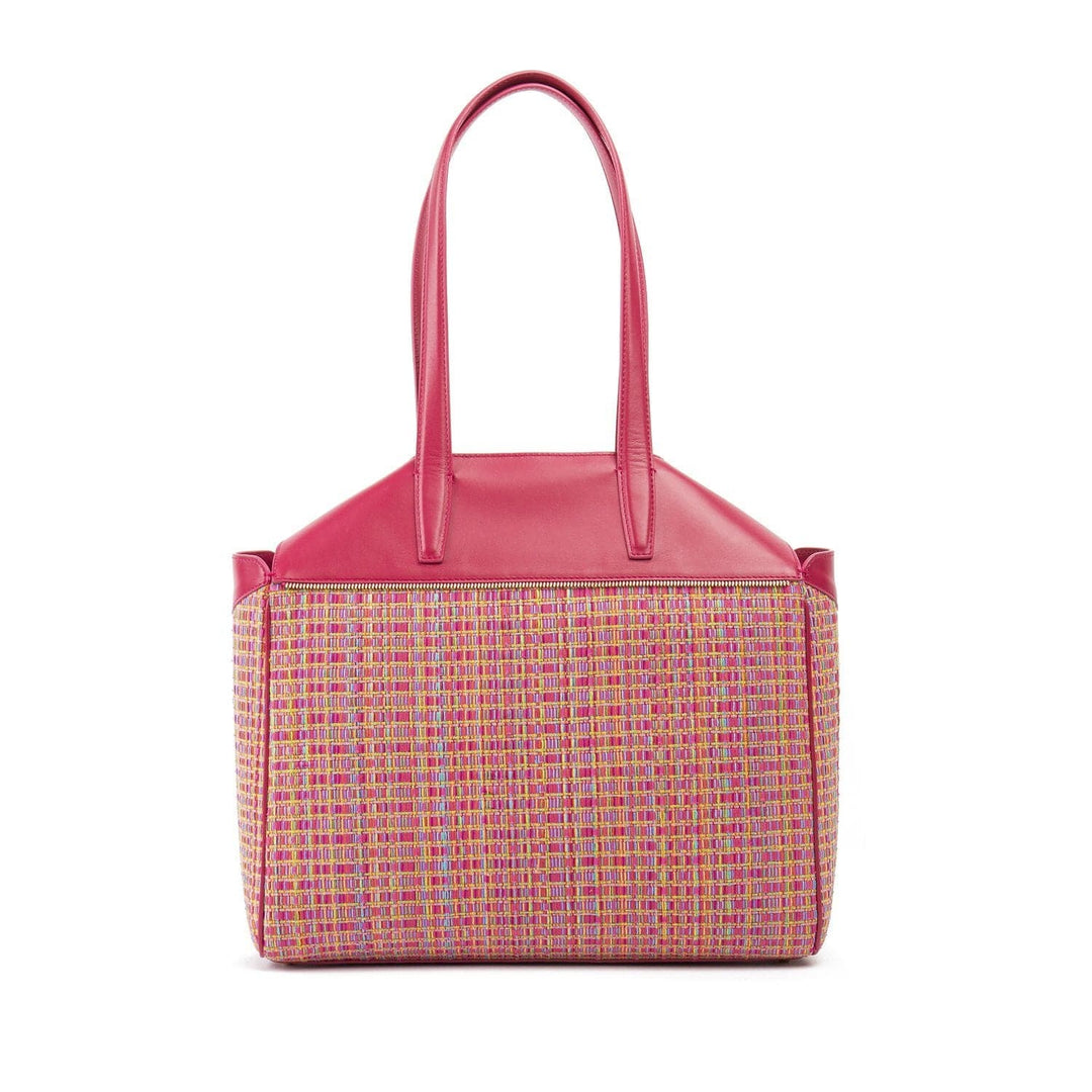 Work Bag NINA Pink Vies Cotton by Vanessa Saroni 06