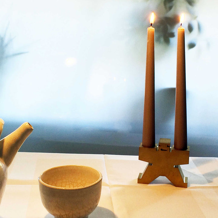 Copper Candlestick Holder SUMO by Denis Santachiara for Cyrcus Design 02
