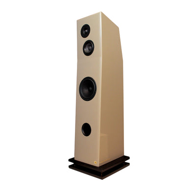 Floor Standing Patent Wood Loudspeaker SUPREME with Amplifier 01