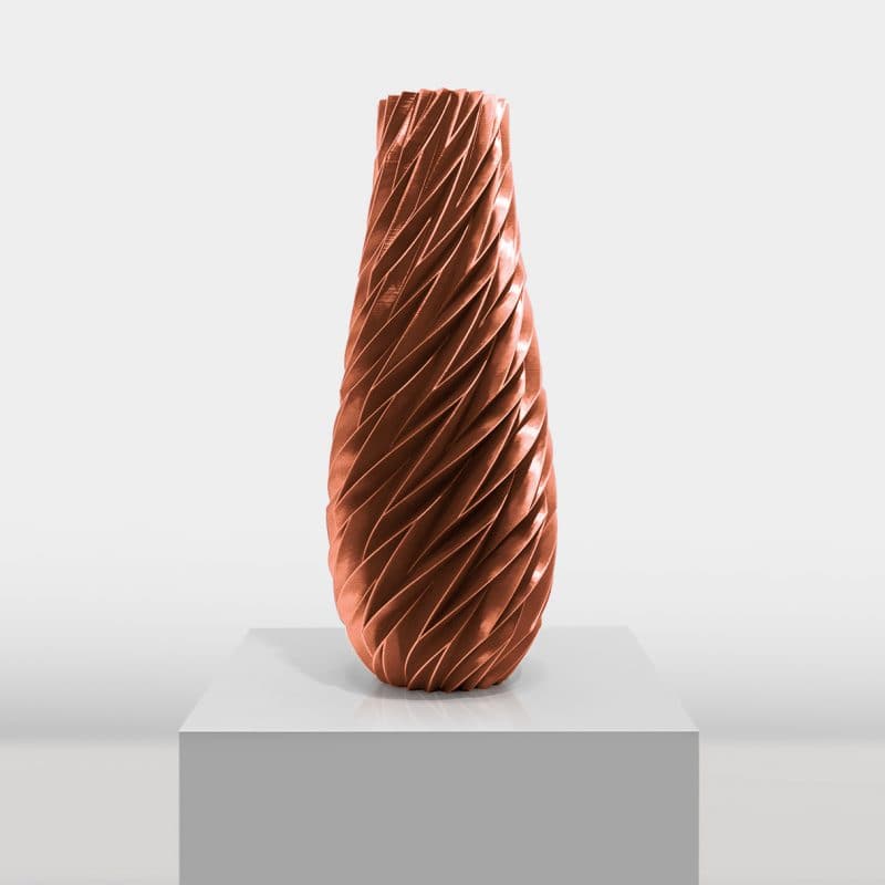 Sustainable Polished Decorative Vase SAPHIRA 06