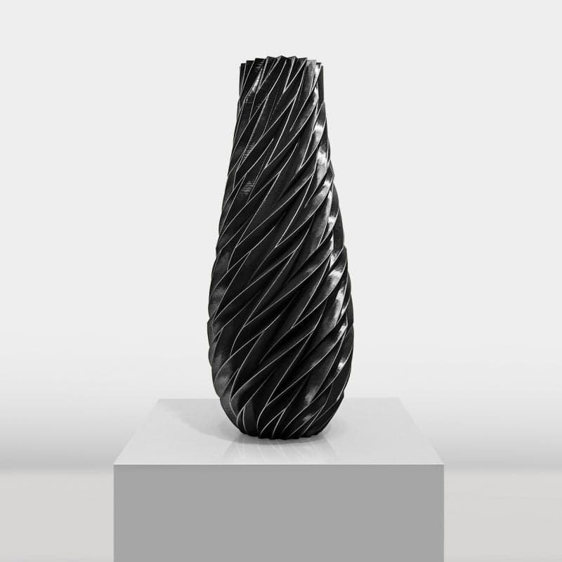 Sustainable Polished Decorative Vase SAPHIRA 09