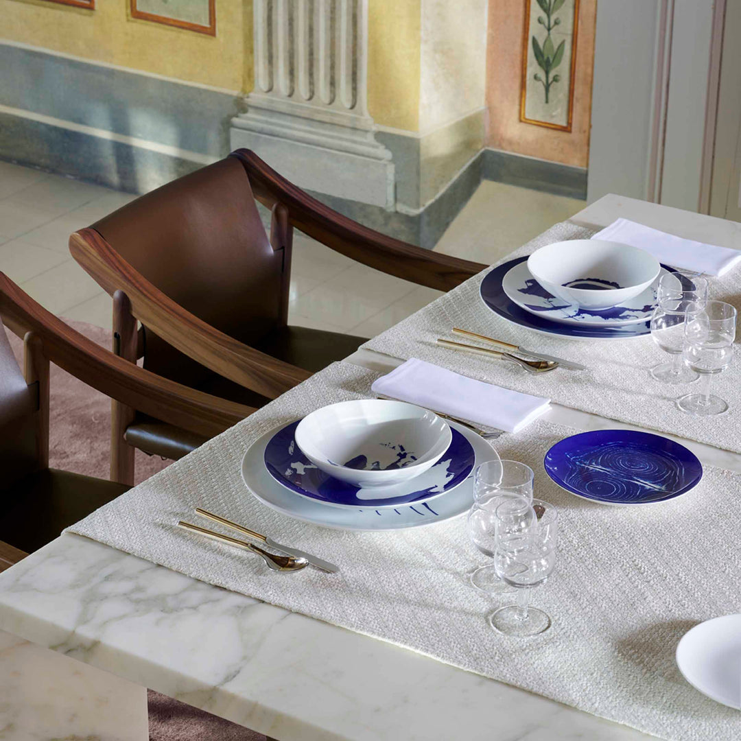 Porcelain Dessert Plates TRONC Set of Two, designed by Richard Ginori for Cassina 05