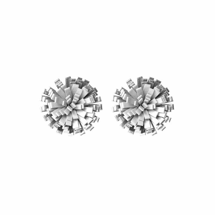 Lobe Earrings DANDELION Silver 01