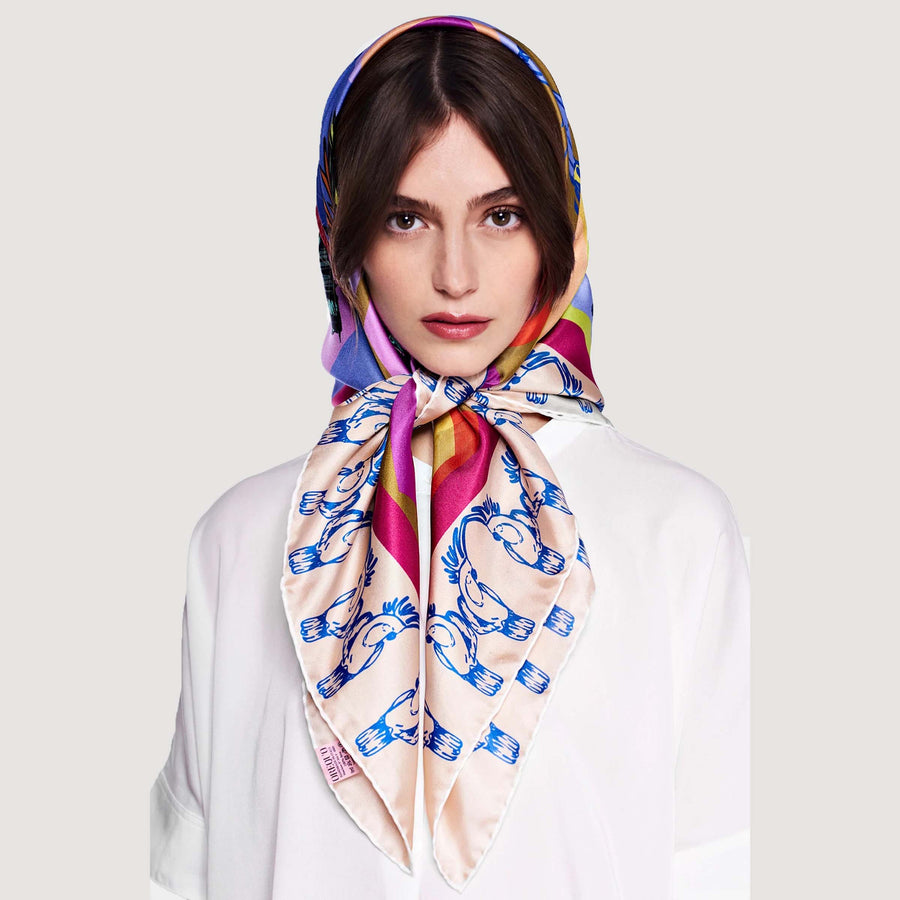 Silk Twill Foulard SILVIA by Orequo 01