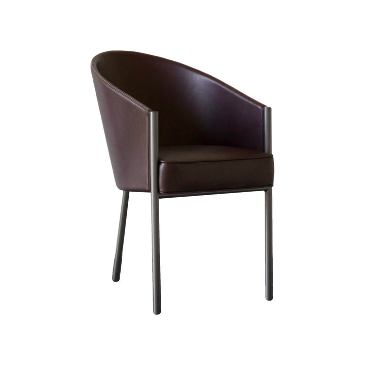 Leather Chair COSTES by Philippe Starck for Driade 04