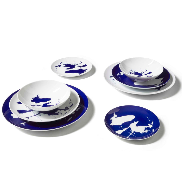 Porcelain Soup Plates NEIGE Set of Two, designed by Richard Ginori for Cassina 03
