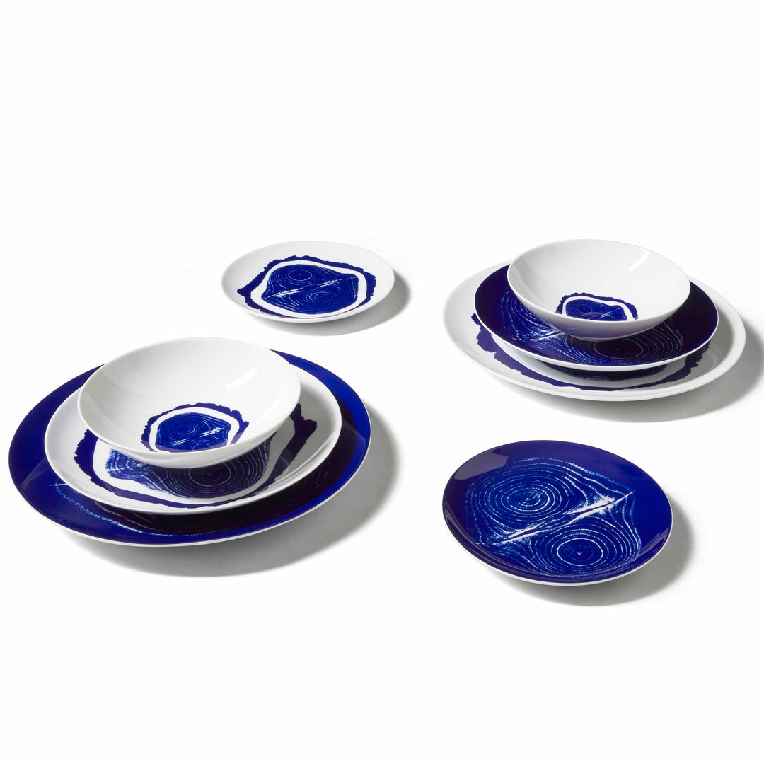 Porcelain Soup Plates TRONC Set of Two, designed by Richard Ginori for Cassina 05