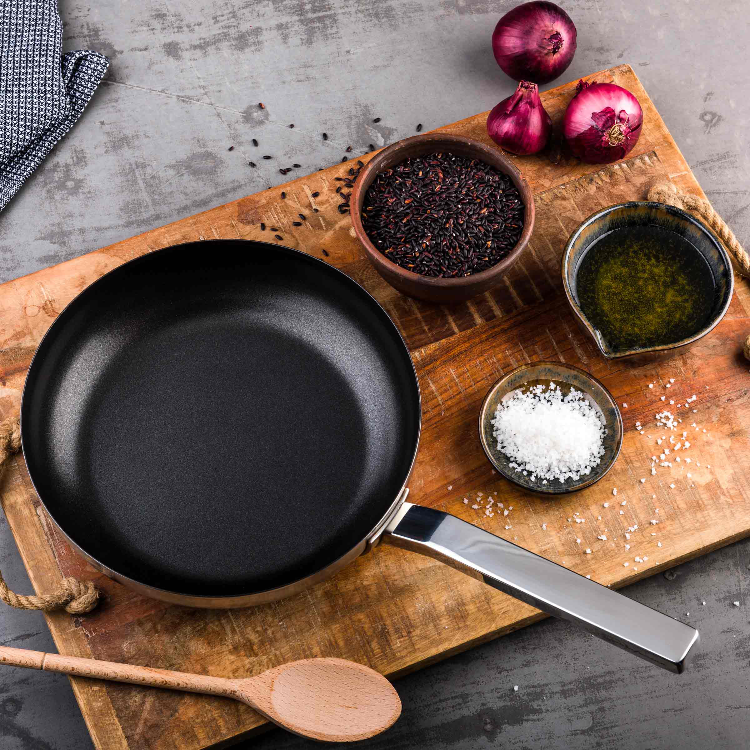 Stainless Steel Pan STILE WOK by Pininfarina for Mepra. Shop on