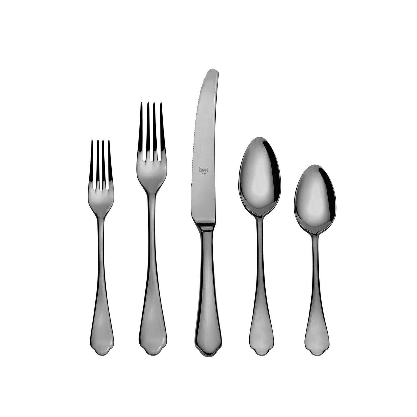 Stainless Steel Cutlery DOLCE VITA Set of Seventy-Five by Mepra 07