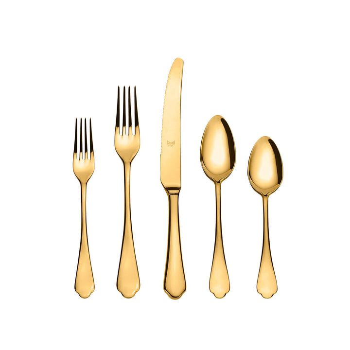Stainless Steel Cutlery DOLCE VITA Set of Twenty-Four by Mepra 09