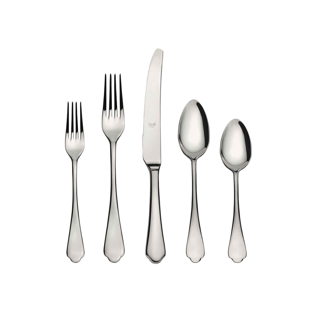 Stainless Steel Cutlery DOLCE VITA Set of Twenty-Four by Mepra 010