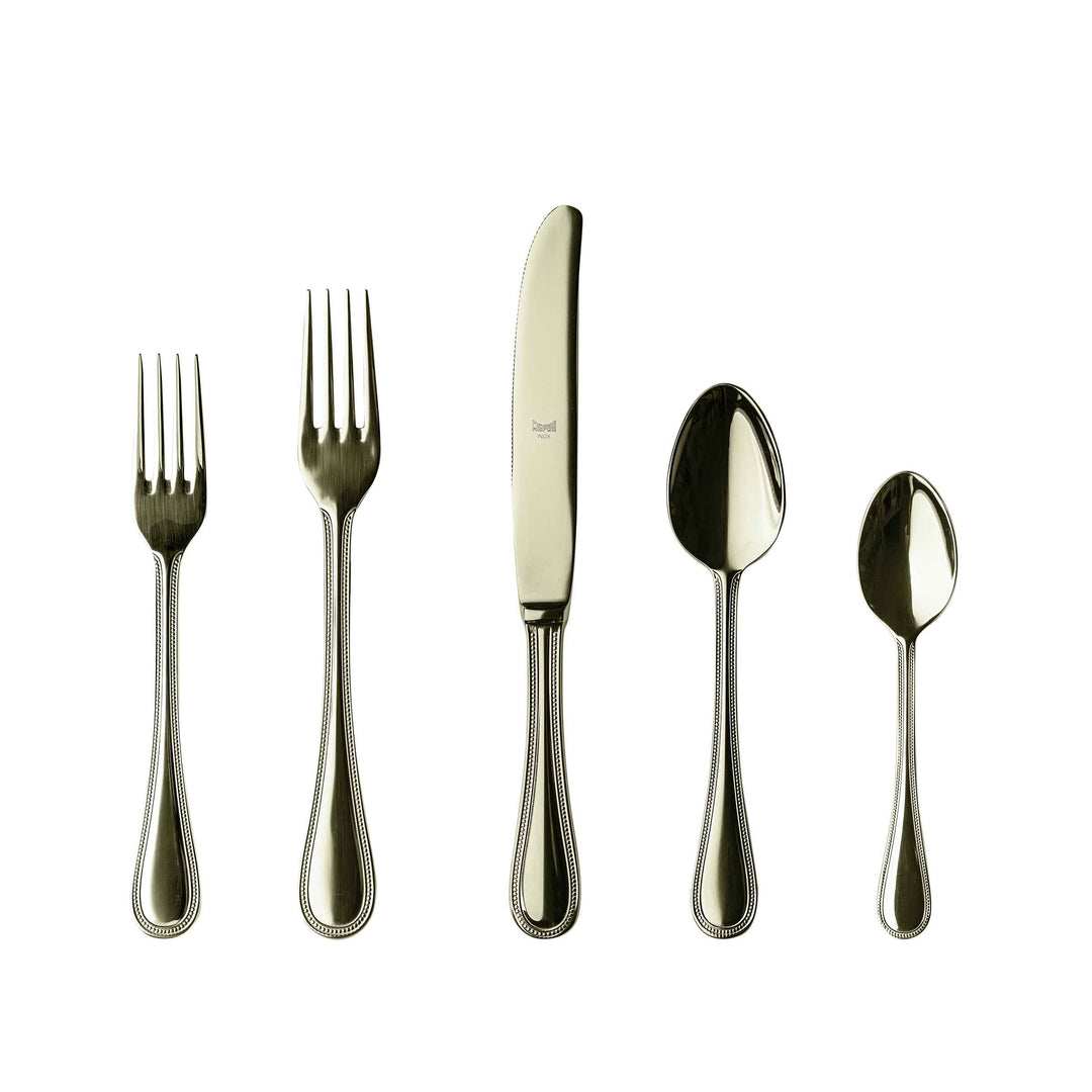 Stainless Steel Cutlery PERLA Set of Seventy-Five by Mepra 01