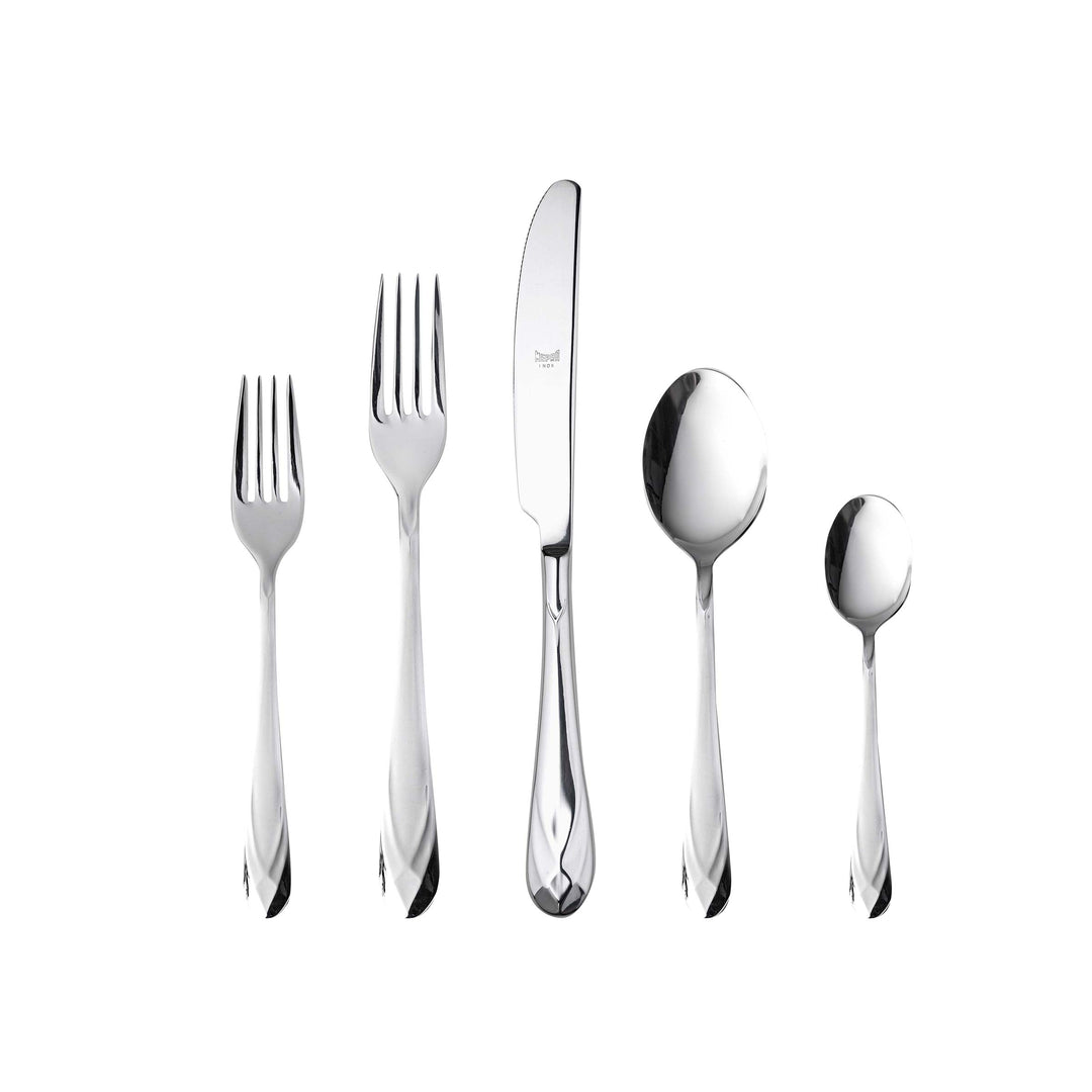 Stainless Steel Cutlery DIAMANTE Set of Twenty-Four by Mepra 01