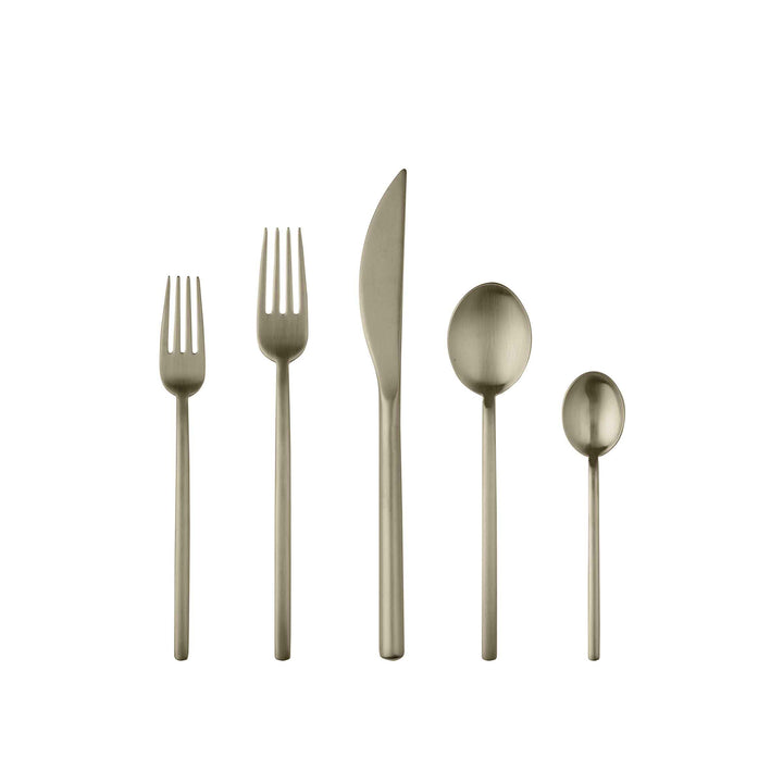 Stainless Steel Cutlery DUE Set of Twenty-Four by Mepra 011