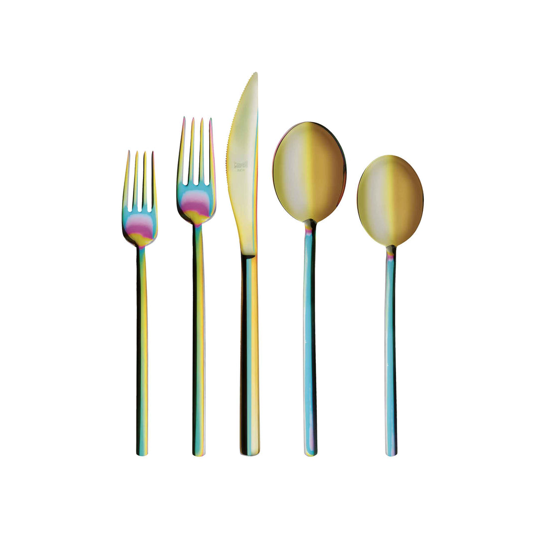 Stainless Steel Cutlery DUE Set of Twenty-Four by Mepra 08