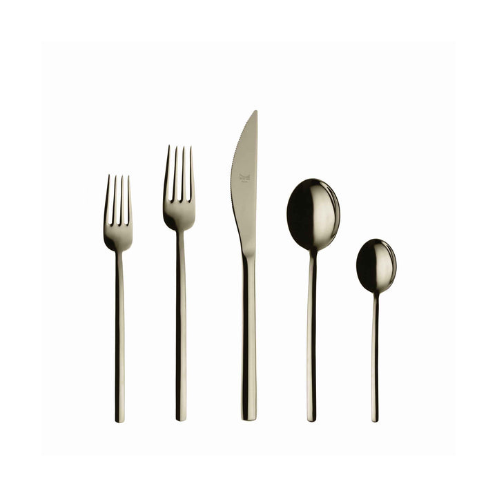 Stainless Steel Cutlery DUE Set of Seventy-Five by Mepra 01