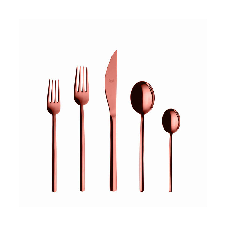 Stainless Steel Cutlery DUE Set of Twenty-Four by Mepra 04