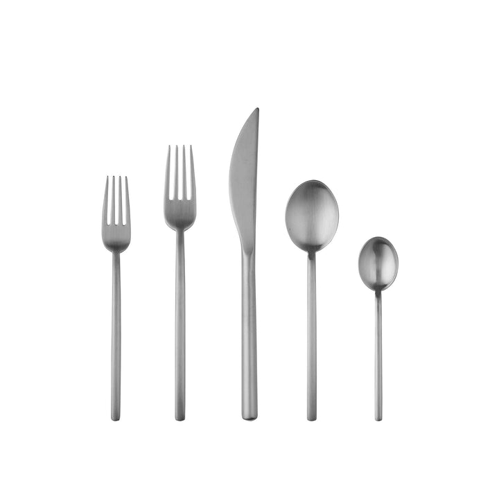 Stainless Steel Cutlery DUE Set of Twenty-Four by Mepra 06