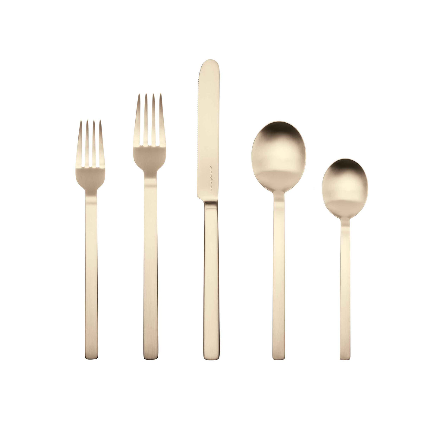 Stainless Steel Cutlery STILE Set of Twenty-Four by Pininfarina for Mepra 09