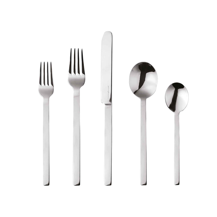 Stainless Steel Cutlery STILE Set of Twenty-Four by Pininfarina for Mepra 04