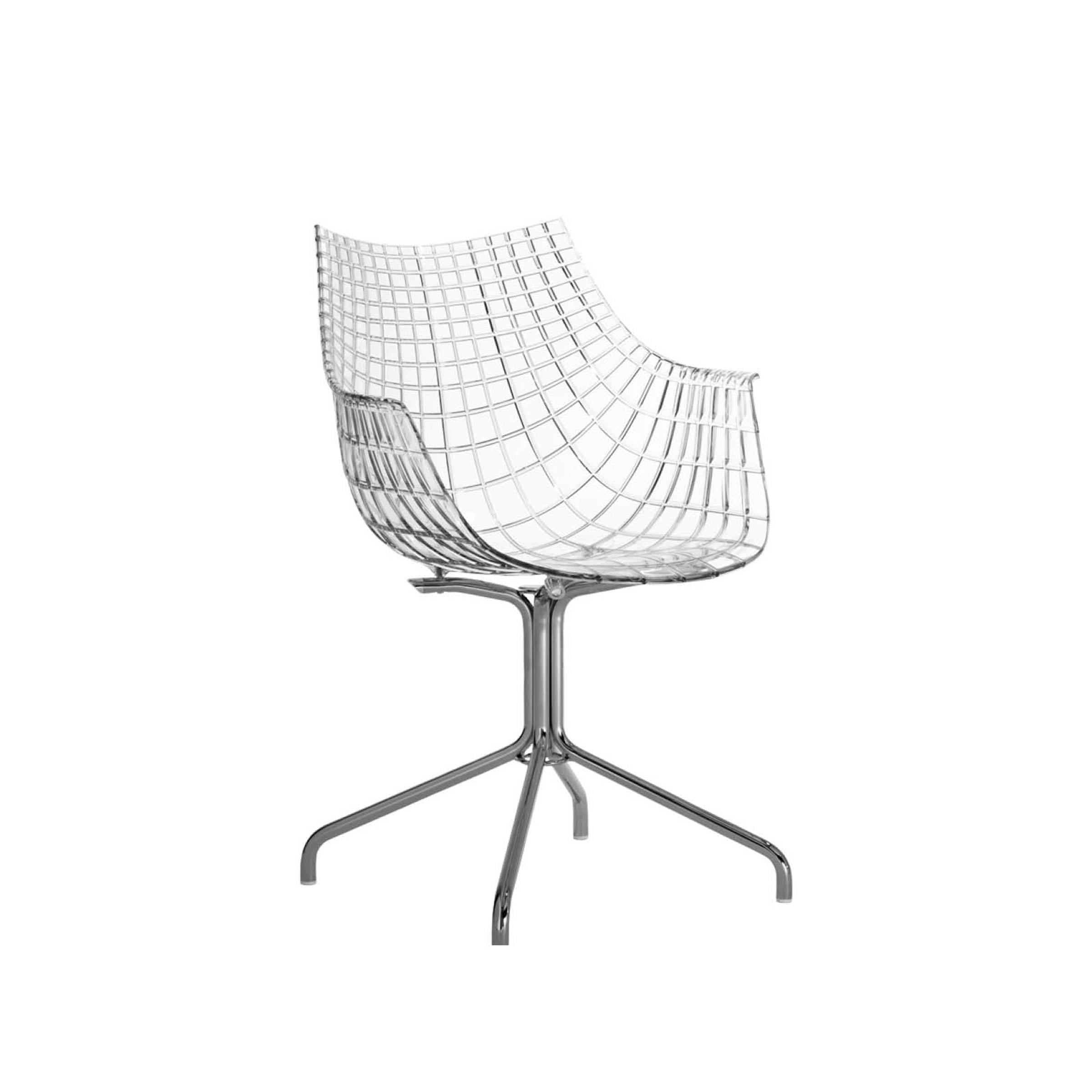 Chair with Four-Spoke Base MERIDIANA by Christophe Pillet for