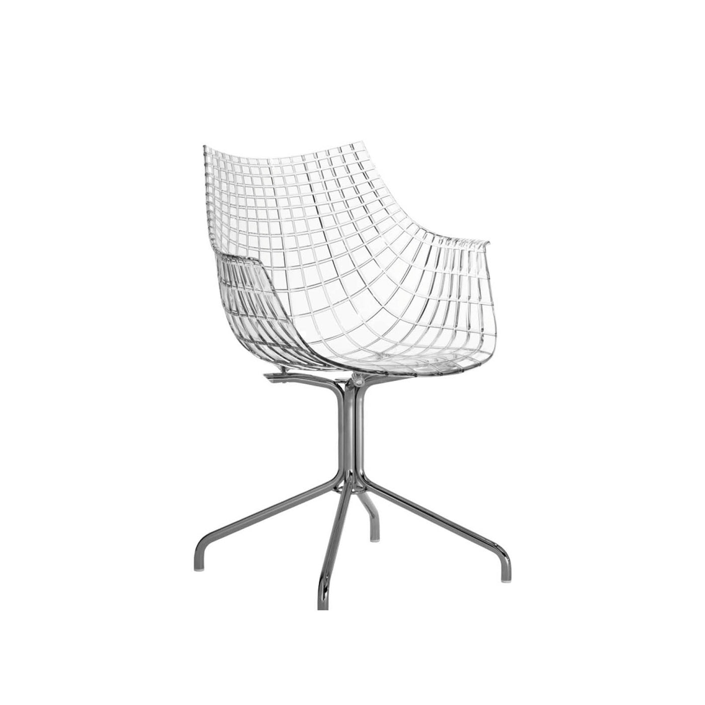 Chair with Four-Spoke Base MERIDIANA by Christophe Pillet for Driade 03