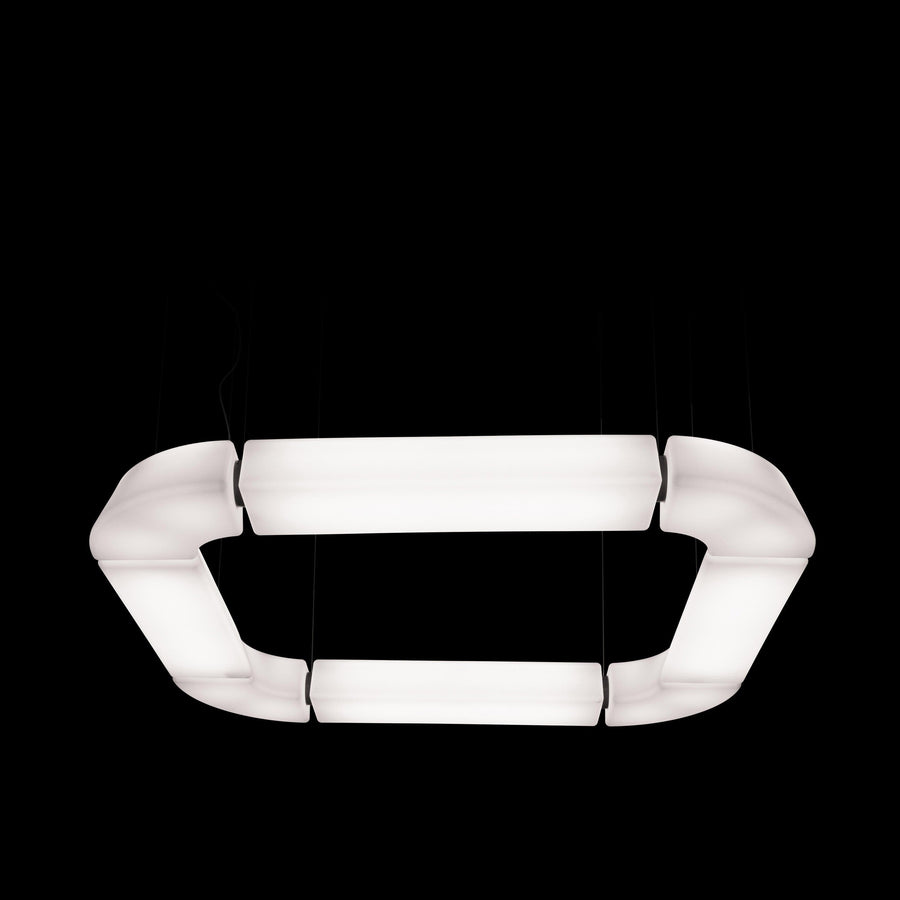 Suspension Lamp CIRCULAR POL XXL Square by Emiliana Martinelli 01