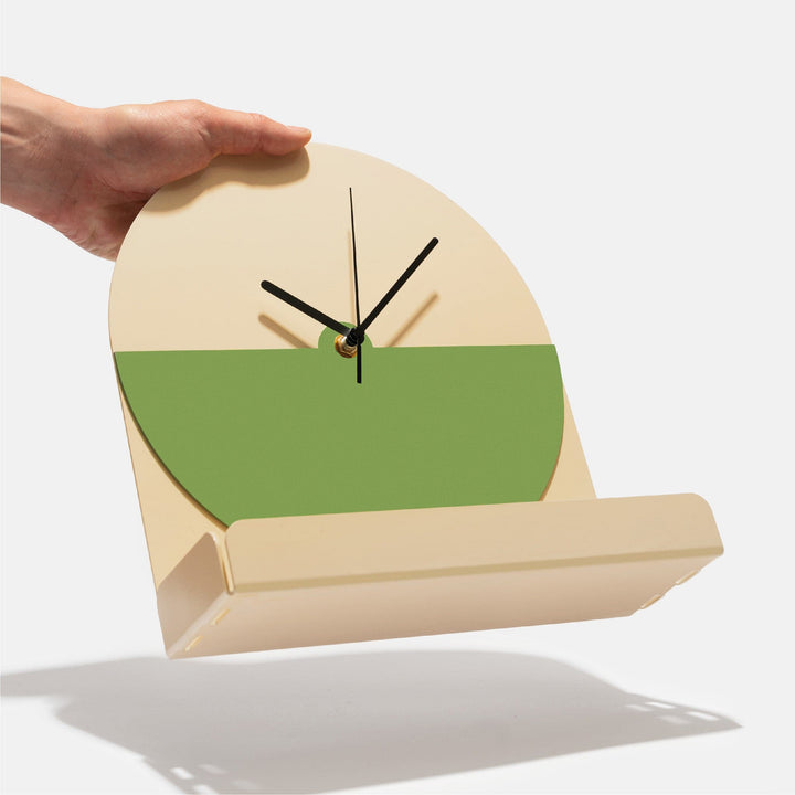 Steel Storage Clock TAAC! by Gabriele Panciera for Cyrcus Design 04