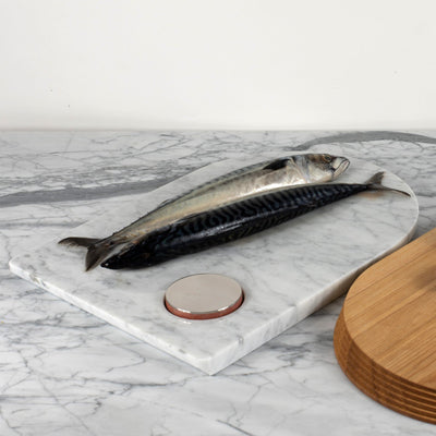 Marble and Ash Wood Cutting Board TAGLIERE 1 04
