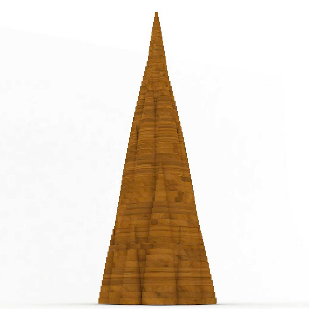 Wood Sculpture IMAGINARY TOWERS by Michele De Lucchi - Limited Edition 01