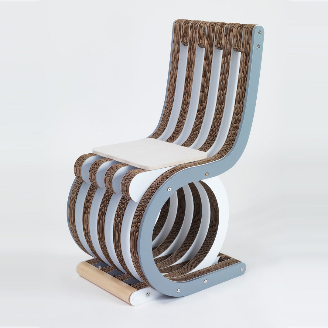 Cardboard Chair TWIST Grey 05