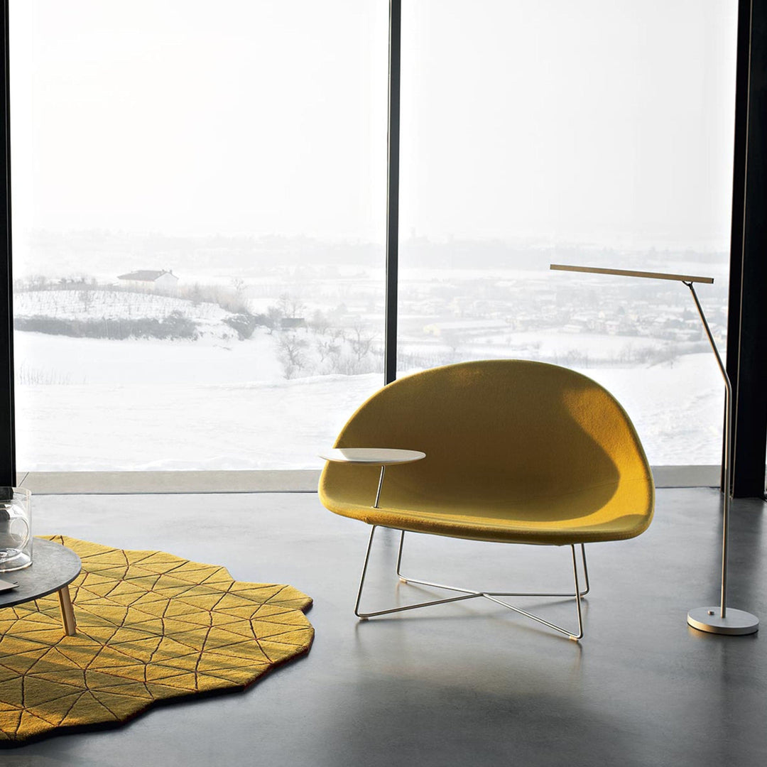 Fabric Armchair ISOLA with Side Table by Claesson Koivisto Rune for Tacchini 02